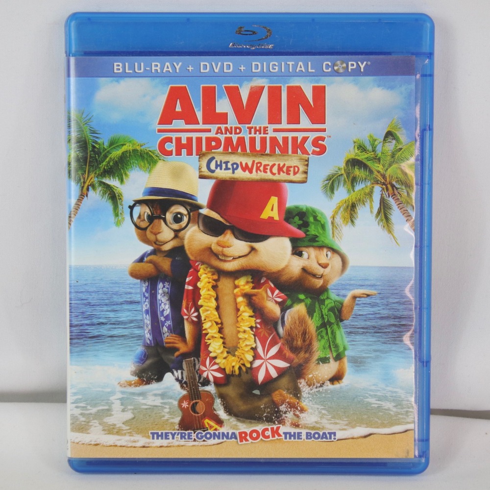 Alvin and the Chipmunks Chipwrecked Blu-Ray DVD Movie